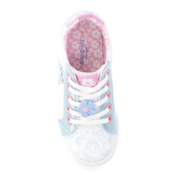 Disney Stitch Toddler Girls Slip-On Court Sneakers New - Picture 3 of 3